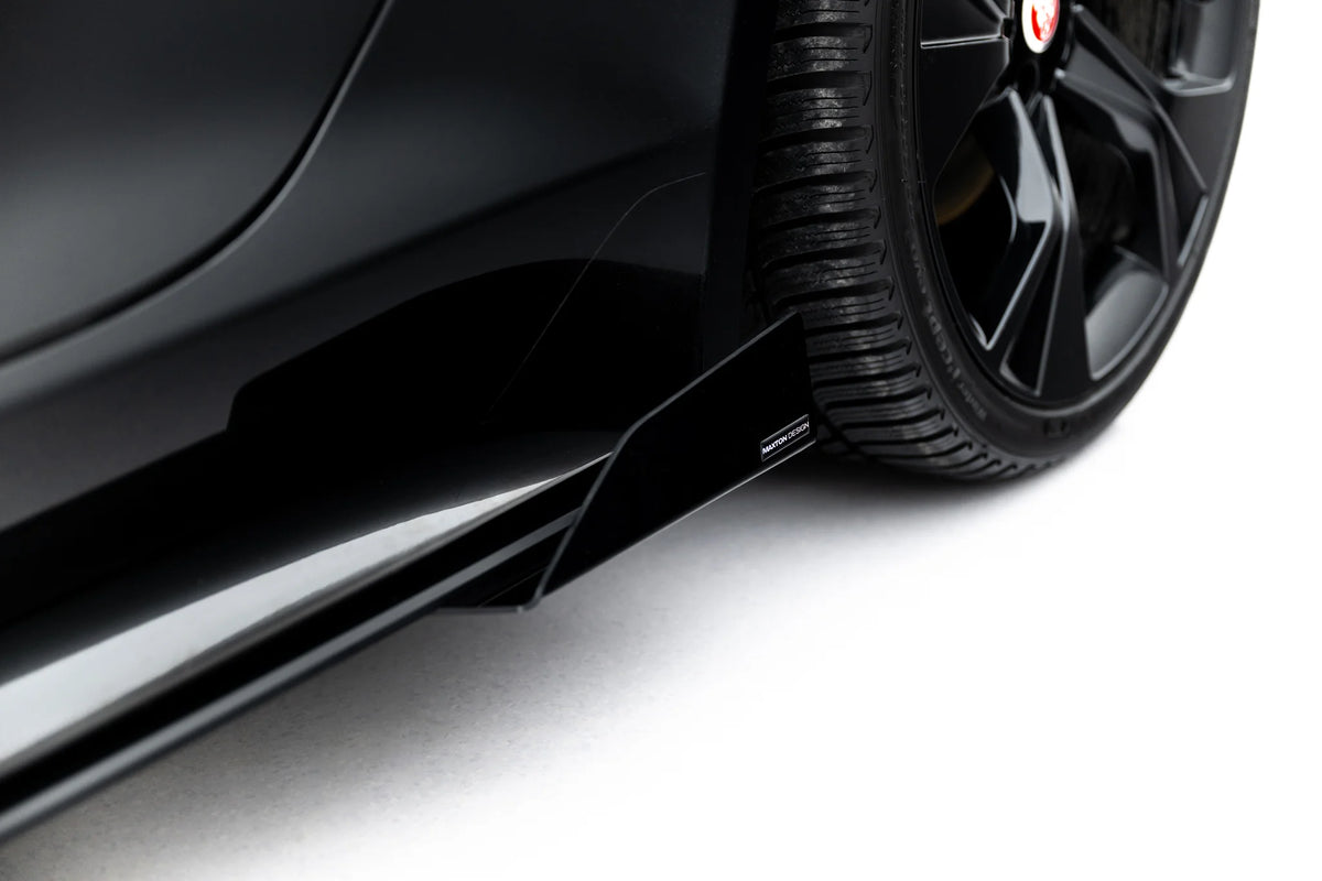 Sideskjørt diffusers montert på Jaguar F-Type X152 Facelift 2