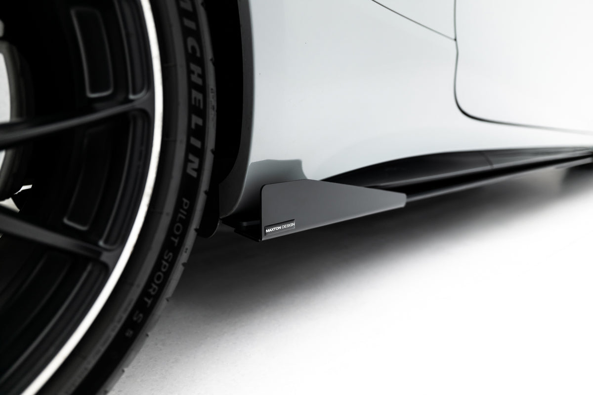Sideskjørt diffusers til Mercedes-AMG CLE 53 C236 i matt sort ABS