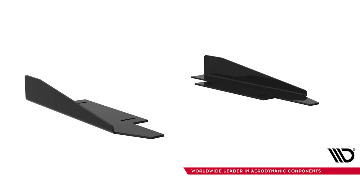 Sideflaps til Subaru Impreza WRX STI MK3 Facelift, produktbilde med beskyttelsesfolie