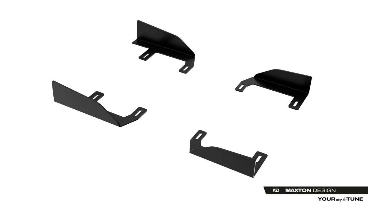 10 mm tykk ABS sidesplittere til Toyota GR Yaris Mk4 Facelift