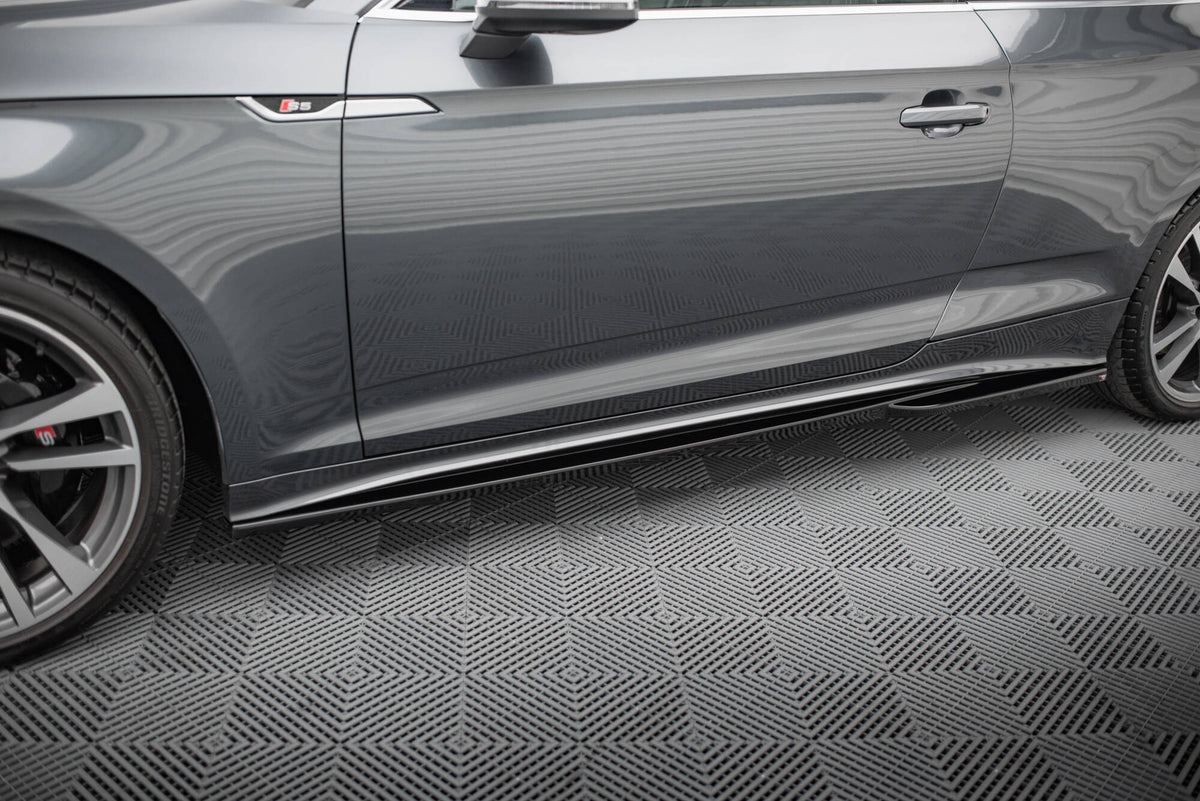 Sideskjørt diffusorer til Audi S5 Coupe F5 Facelift fra Maxton Design, sett ovenfra