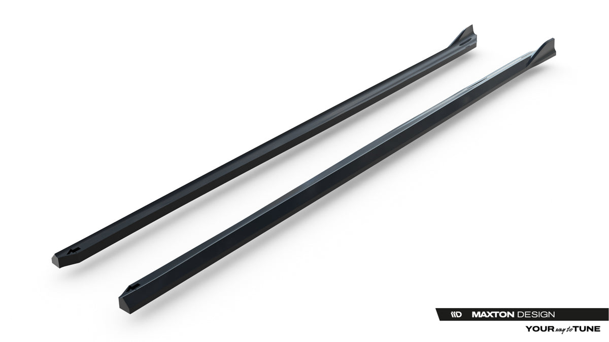 Detaljbilde av sideskjørtdiffuser til BMW 3 Sportline F30/F31