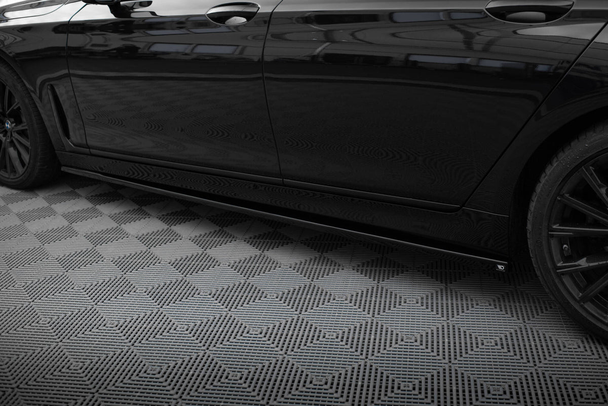 Sideskjørt diffusorer BMW 7 G11 2015-2022, nærbilde detalj