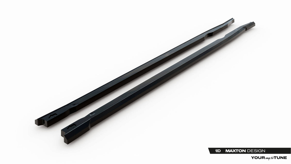 Maxton Design sideskjørt diffusers til BMW X1 M35i U11 bakfra