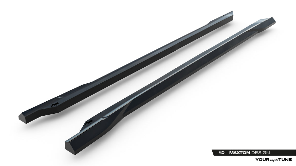 Bakre sideskjørt diffuser i blank sort finish til Cupra Tavascan Mk1