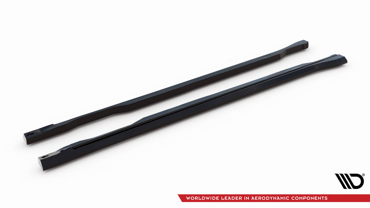 Ford Explorer XLT Mk6 med Maxton sideskjørt langs terskelen, sideprofil