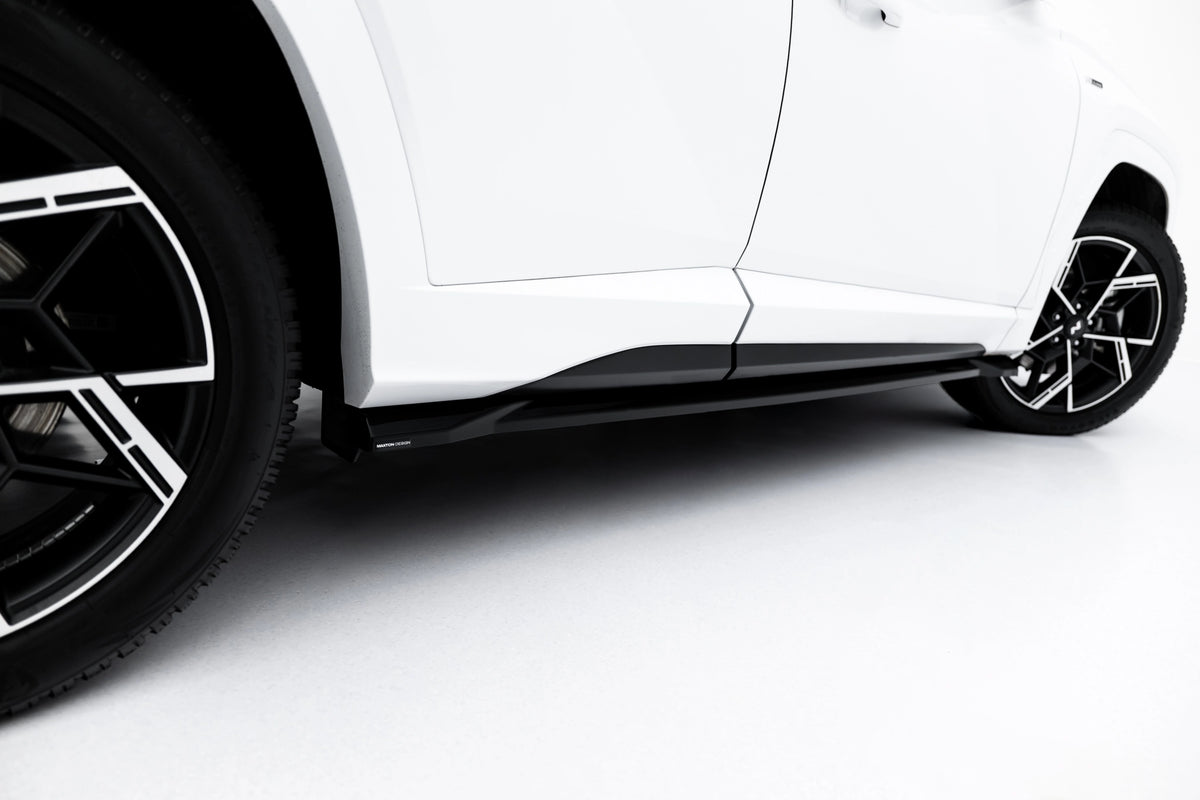 Detalj av terskelforlengelse på Hyundai Tucson N-Line sideskjørt diffuser