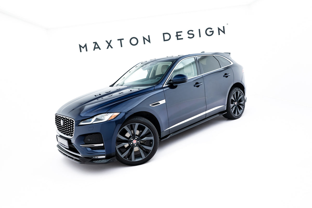 Sideskjørt diffusers for Jaguar F-Pace Mk1 Facelift sett fra siden