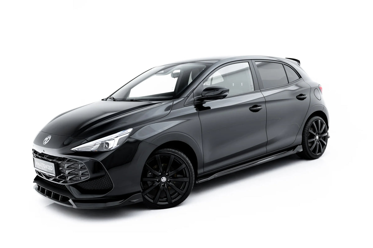 Nærbilde av sideskjørt diffuser fra Maxton Design til MG 3 Mk1