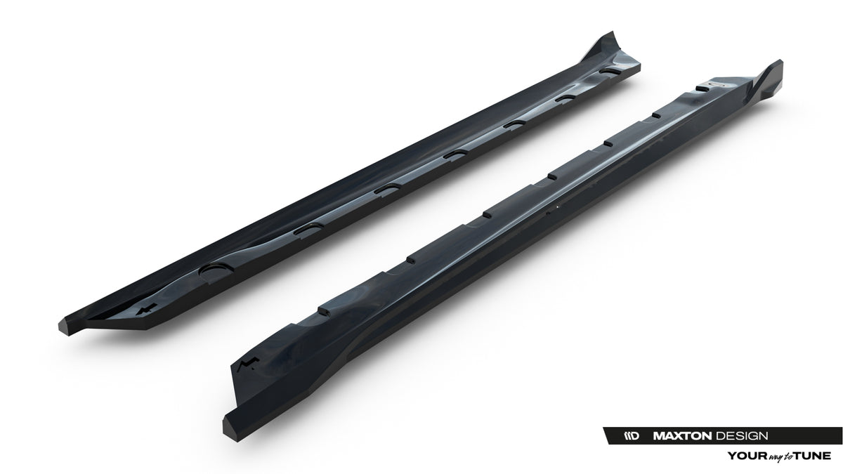 Maxton Design sideskjørt diffusers til MG 3 Mk1 sett bakfra