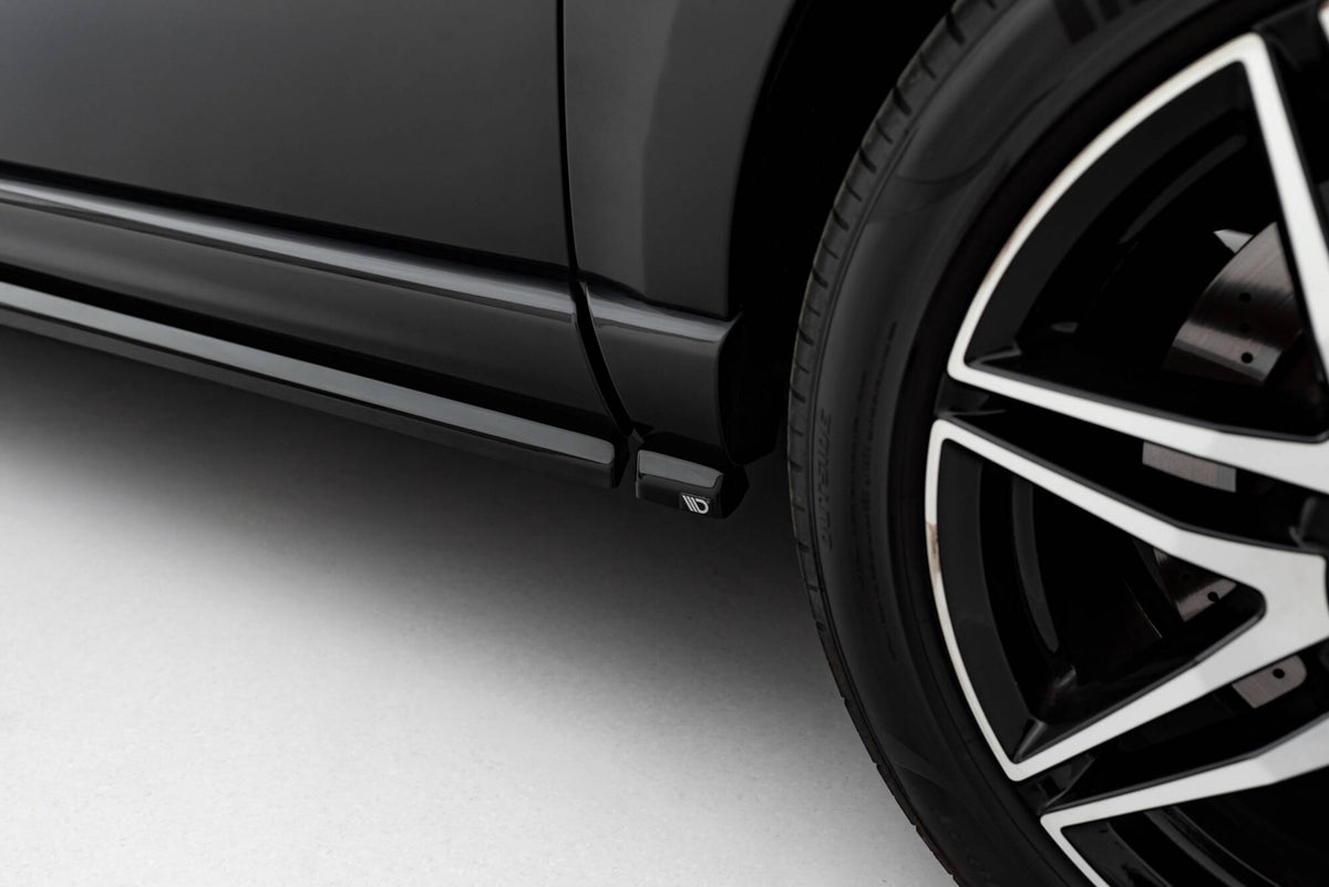 Sideskjørt sett for Mercedes V-Klasse AMG-Line sett bakfra langs karosseriet