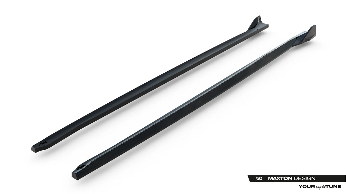 Detalj av ABS-diffuser på terskel til Porsche Panamera 972