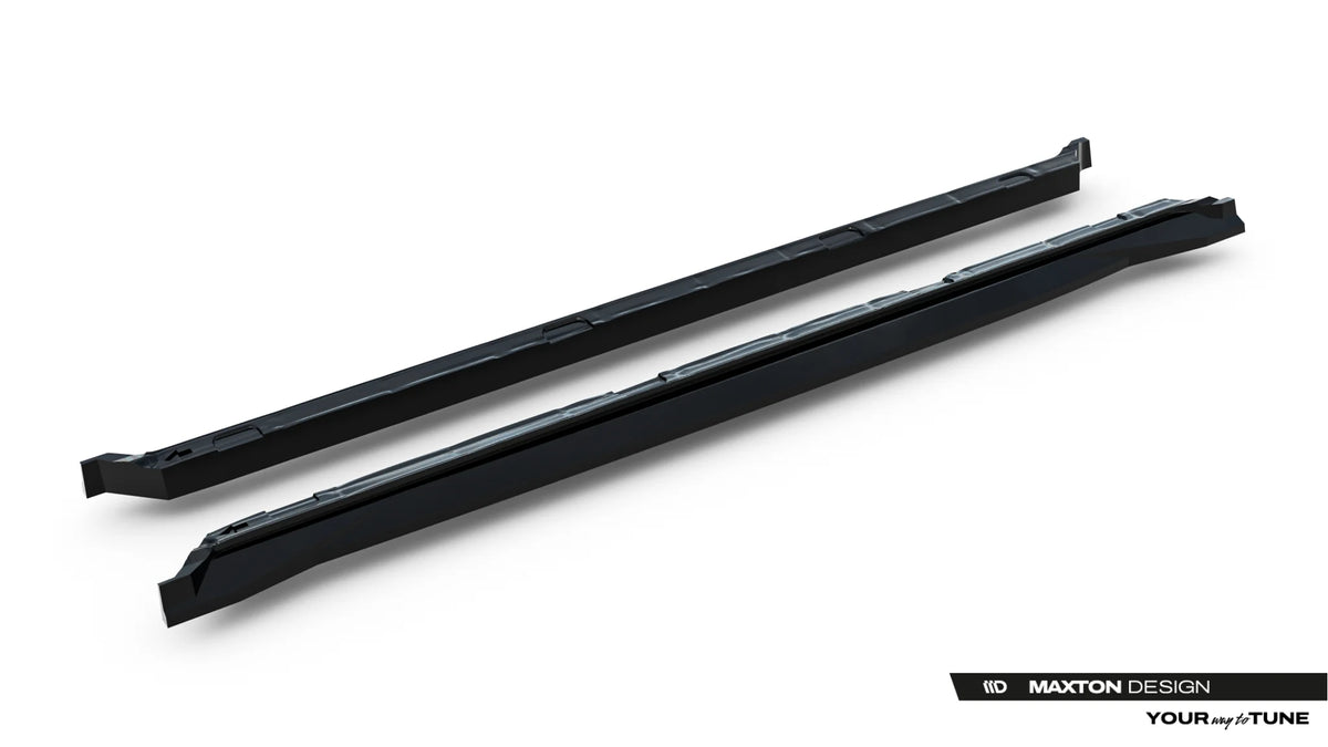 Detaljbilde av sideskjørt diffuser til Skoda Kodiaq RS Mk2