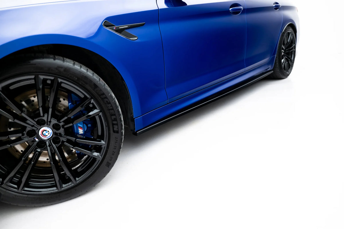 Maxton Design sideskjørt diffusers for BMW M5 F90 Facelift sett fra siden