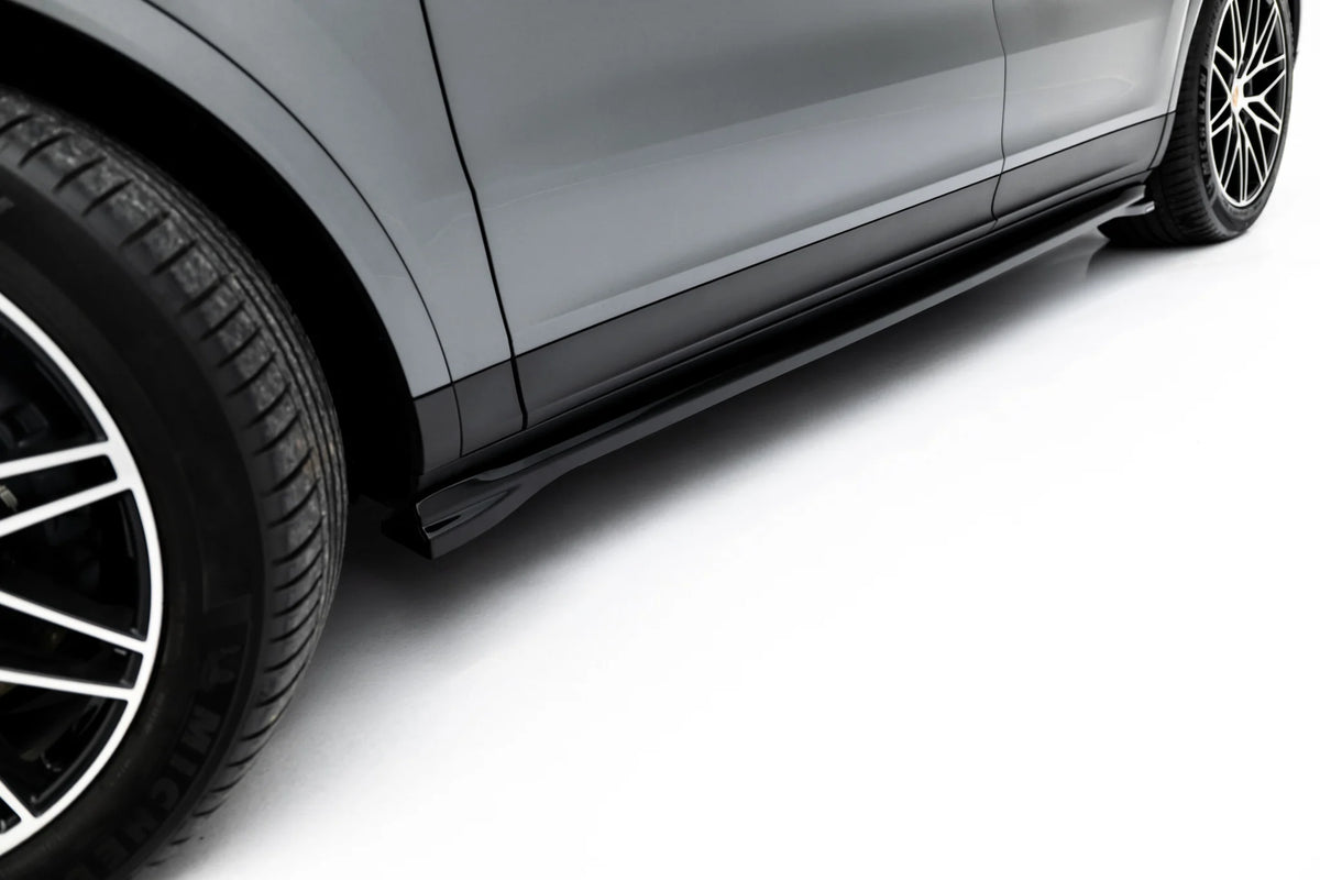 Sideskjørt diffusers Porsche Cayenne SUV Mk3 Facelift sett fra siden