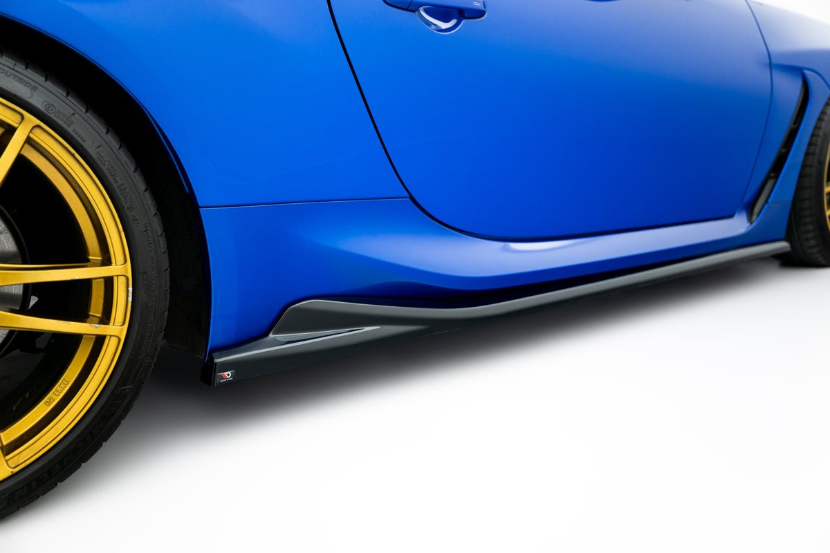 Sideskjørt diffusers i blank sort ABS til Subaru BRZ Mk2