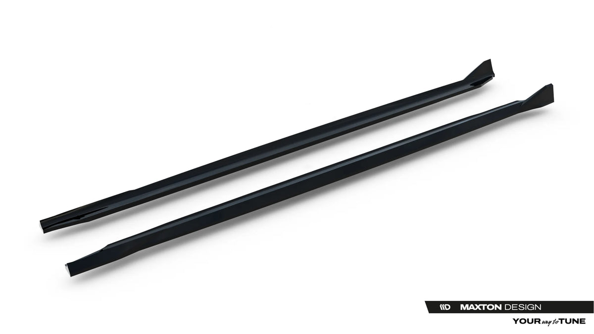 Sideskjørt diffusers til BMW M5 F90 Facelift sett bakfra