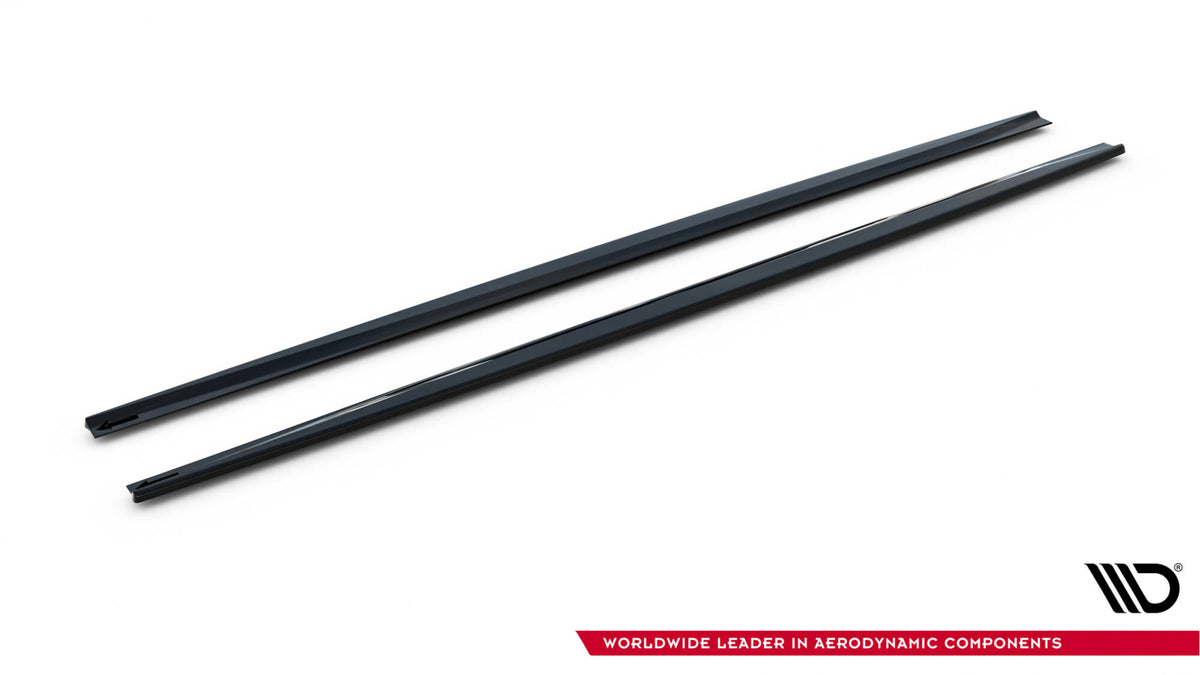 Sideskjørt diffusorer V.2 for Ford Focus MK4 med synlig monteringsflate