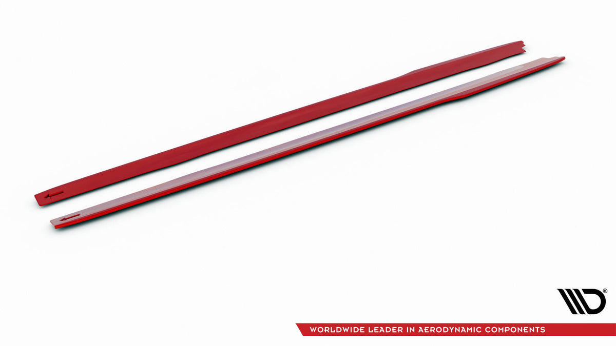Sideskjørt V.2 Ford Mustang MK6 Facelift med medfølgende festemateriell