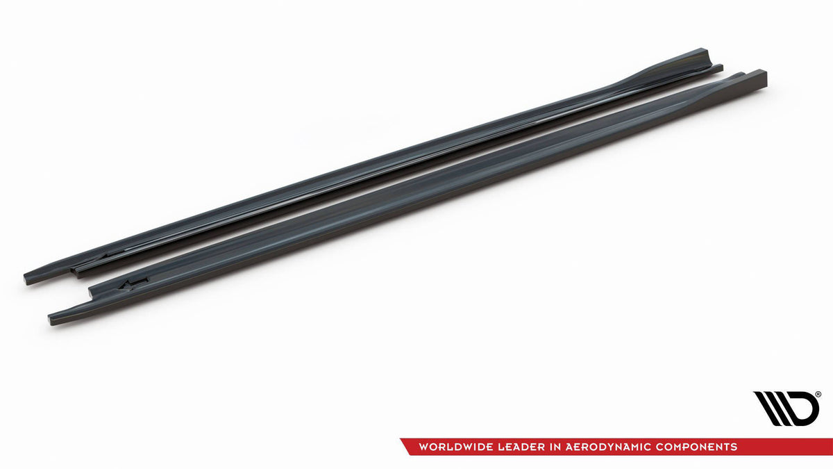 Sideskjørt diffusers V.2 i ABS til Skoda Octavia RS Mk4 Facelift