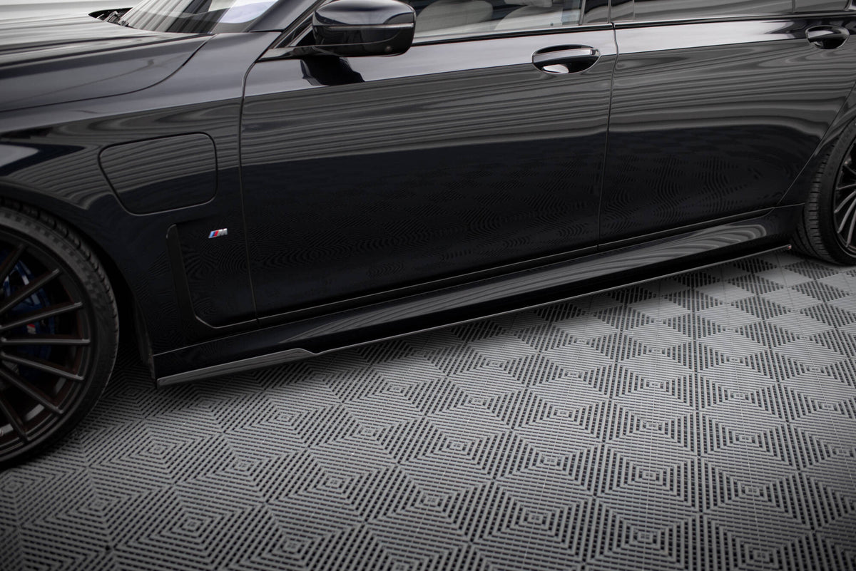 Sideskjørt V.2 BMW 7 Long G12 M-Pakke – Maxton Design ABS-plast