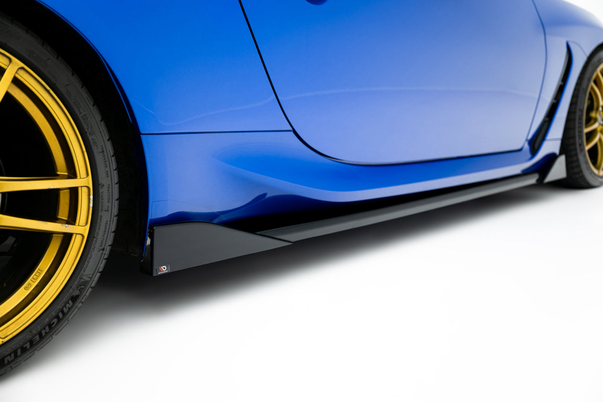 Sideskjørt diffusers i blank sort ABS til Subaru BRZ Mk2