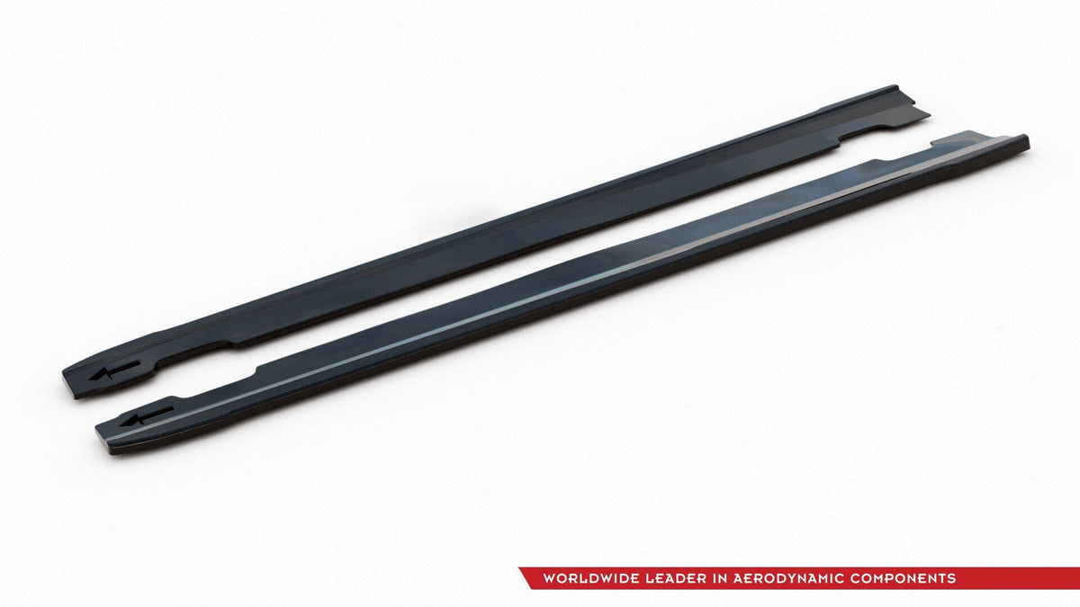 Par med sideskjørt-diffusere V.4 for Hyundai i30 N sett ovenfra