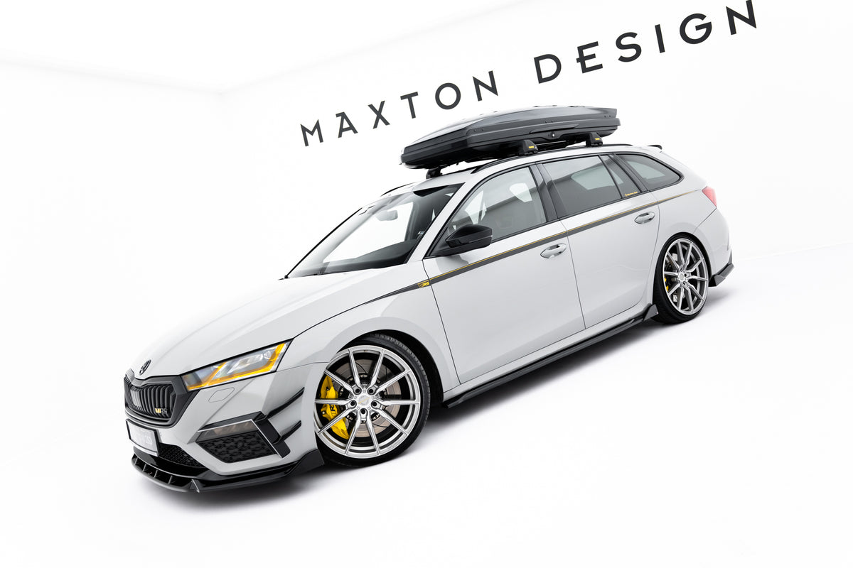 Maxton Design sideskjørt diffuser i profil til Skoda Octavia RS Mk4