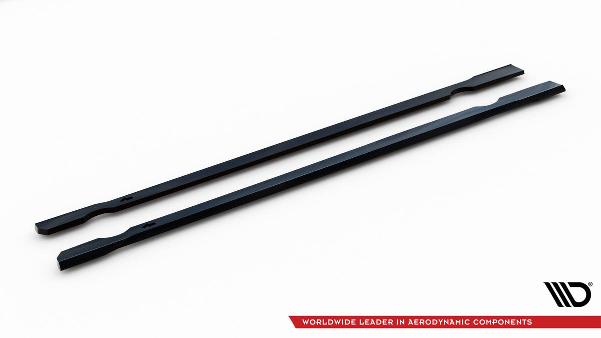 Par med sideskjørt-diffusorer V.4 for Golf R MK7, produktbilde ovenfra