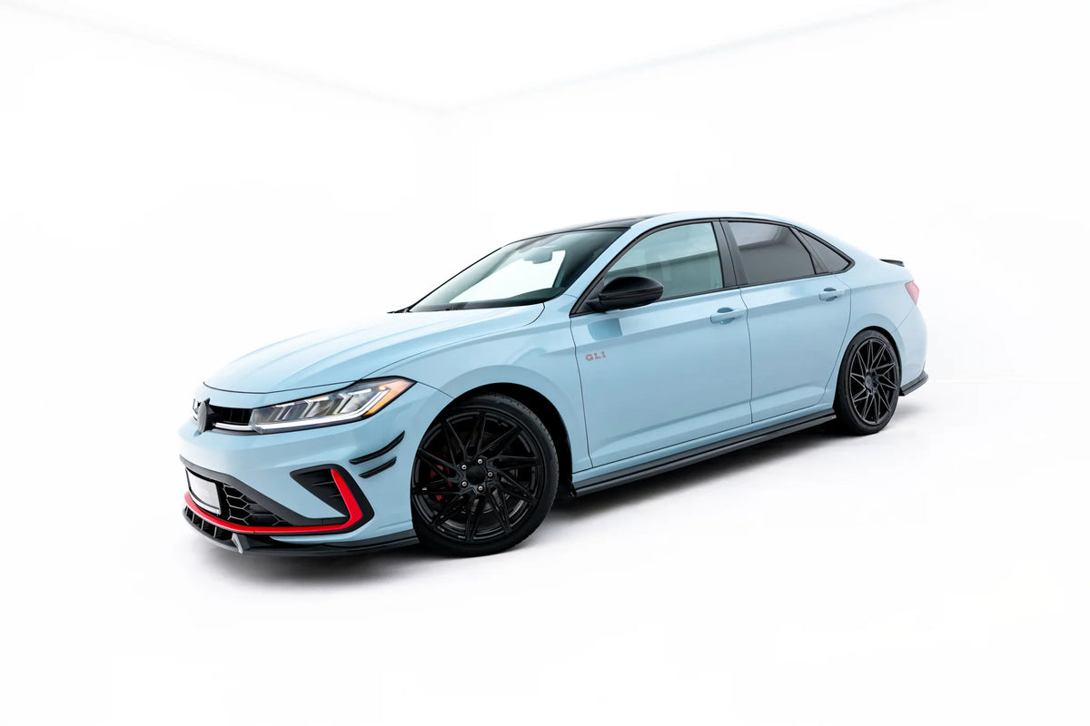 Maxton Design sideskjørt til Jetta GLI Mk7 Facelift 2 i Gloss Black