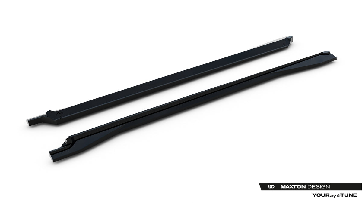 Sideskjørt diffusers sett fra siden på VW Touareg R-Line Mk3 Facelift