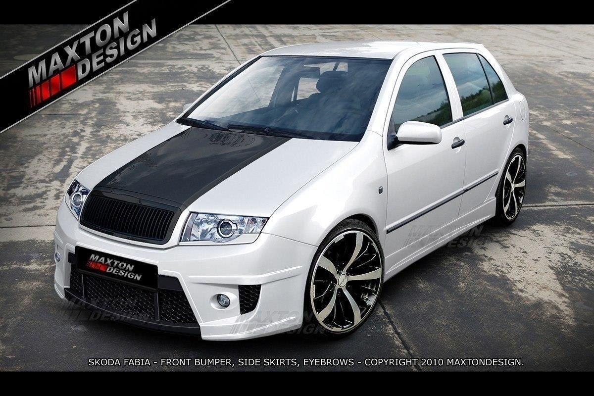 Sideskjørt Skoda Fabia MK1 (1999–2007) Demonic detaljbilde av profilen