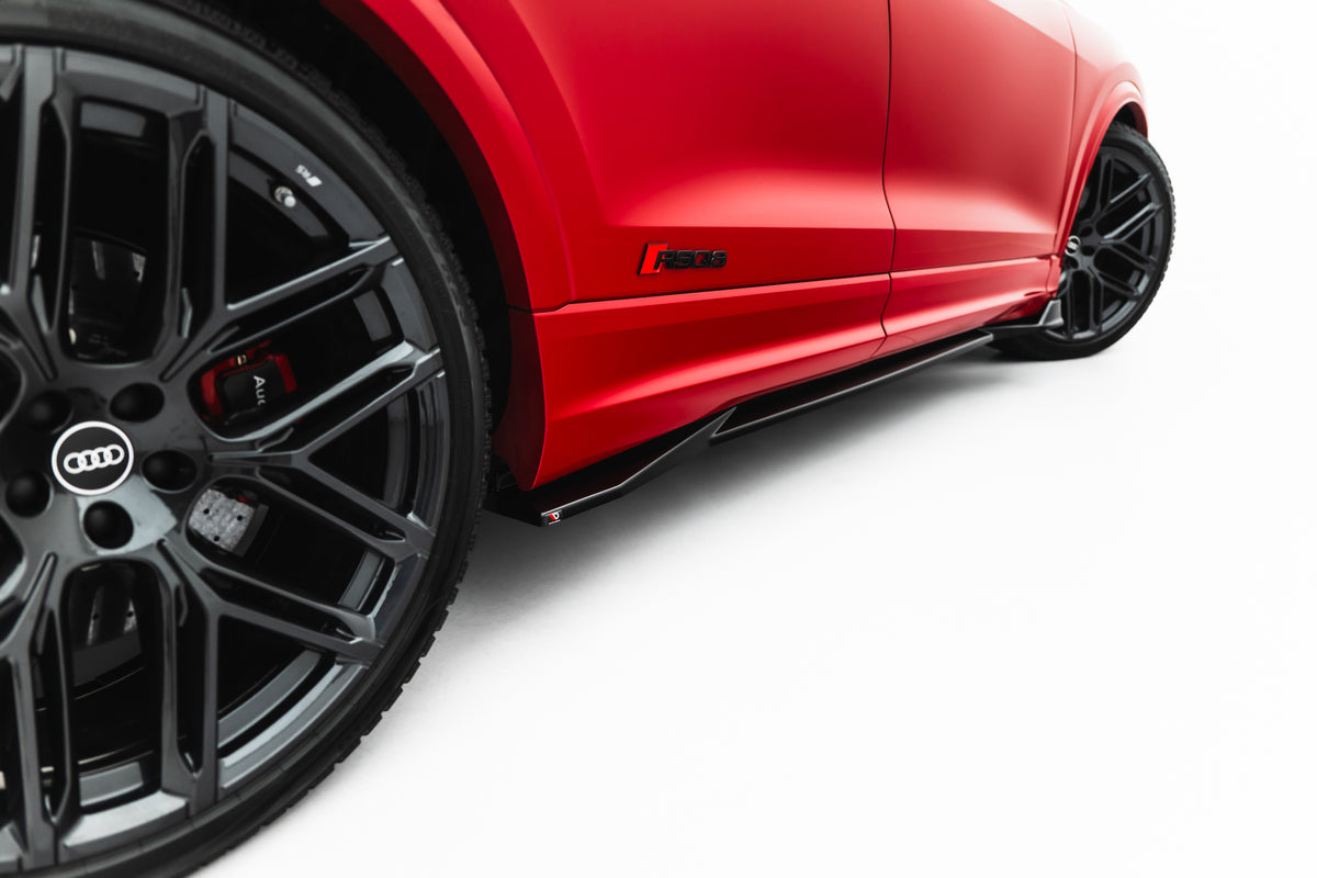 Sideskjørt diffusorer Audi RSQ8 MK1 Facelift i sort finish