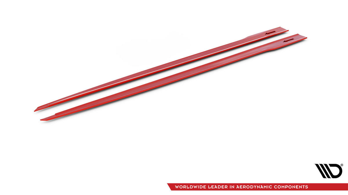Sideskjørt diffusorer V.2 Toyota Supra MK5 sidevisning