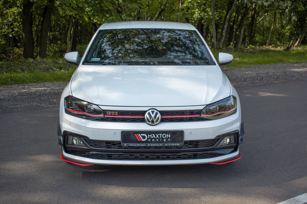 Maxton Design sidesplittere foran til VW Polo R-Line Mk6