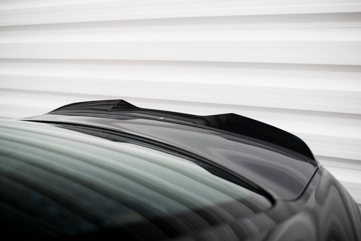 Maxton Design spoiler cap montert på Audi A5 S-Line Coupe F5, bakfra