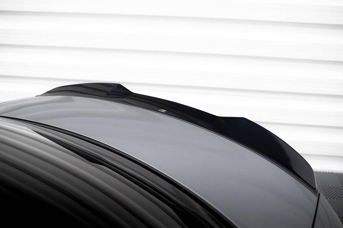 Maxton Design spoiler cap på BMW E82 bakrute i sort finish