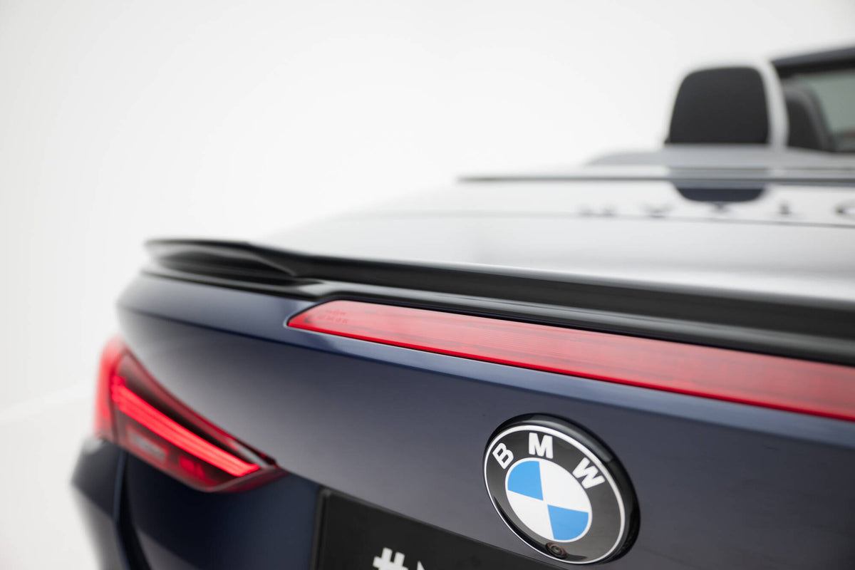 Spoiler Cap 3D BMW M4 Cabrio G83 – sidebilde montert på bakluke