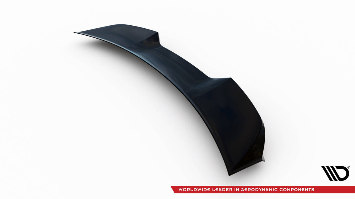 Blank sort spoilerforlenger i ABS til Porsche Taycan Turbo S