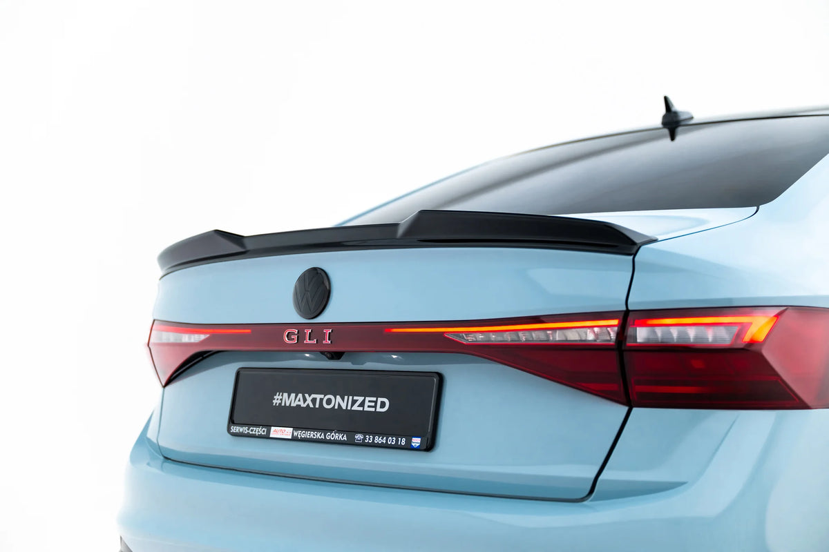Tredimensjonal spoiler cap for Volkswagen Jetta GLI Mk7 sett fra siden
