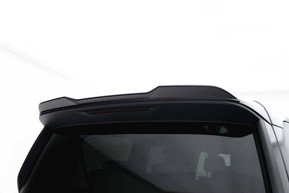 Spoiler Cap 3D i blank sort ABS til Volkswagen Multivan Long T7