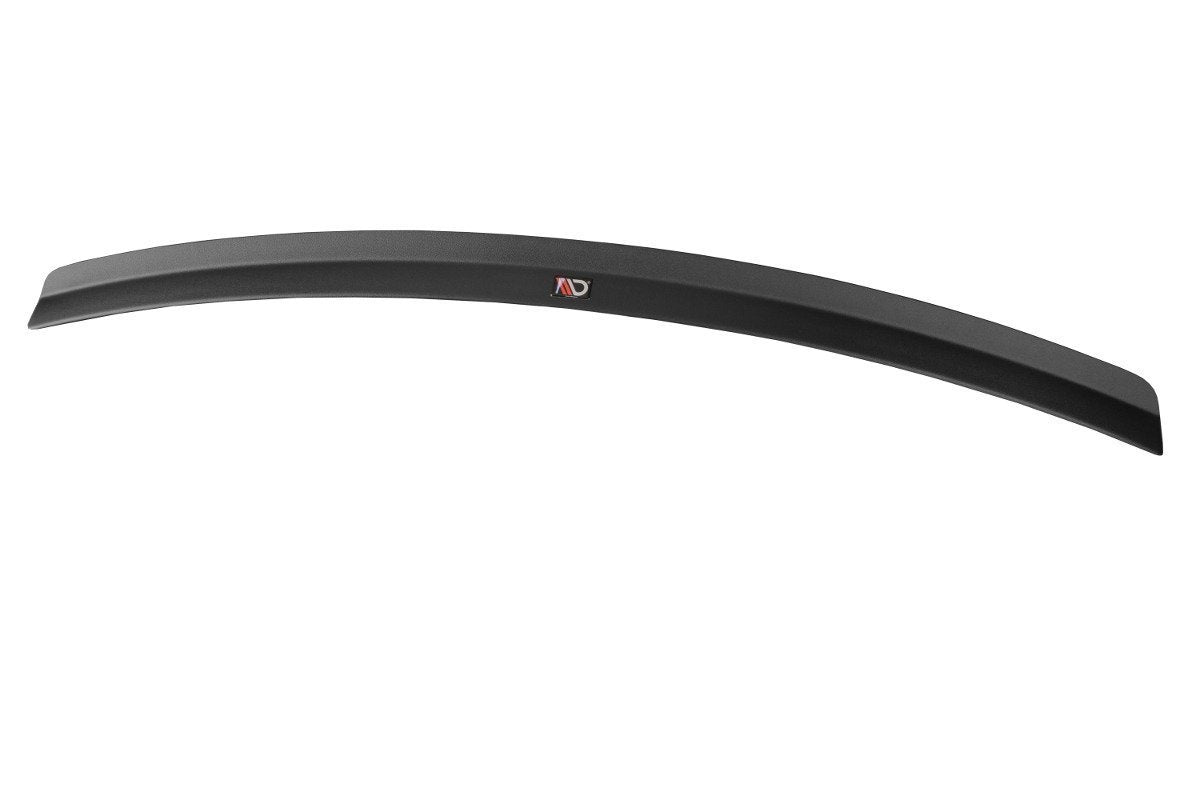 Spoiler cap til Audi S6 C5 Sedan i sort ABS-plast sett ovenfra