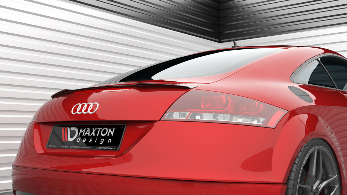 Spoilerforlengelse Audi TT 8J med medfølgende 3M-tape og avfettingsklut