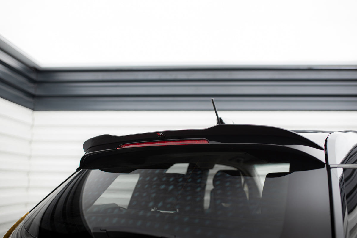 Spoiler Cap til BMW i3 S Mk1 Facelift i blank sort ABS-plast
