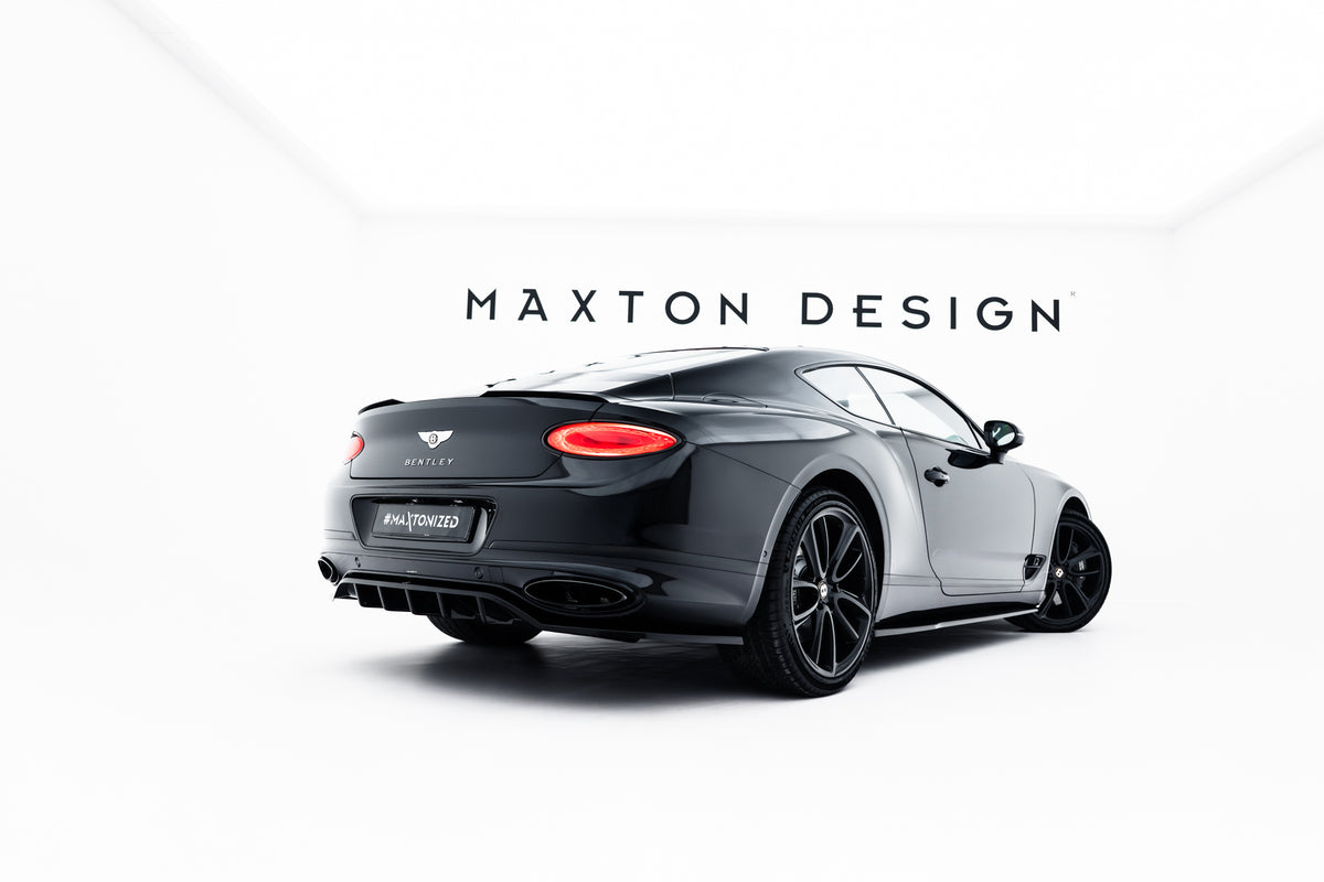 Spoilerforlenger til Bentley Continental GT Mk3 med medfølgende avfettingsklut