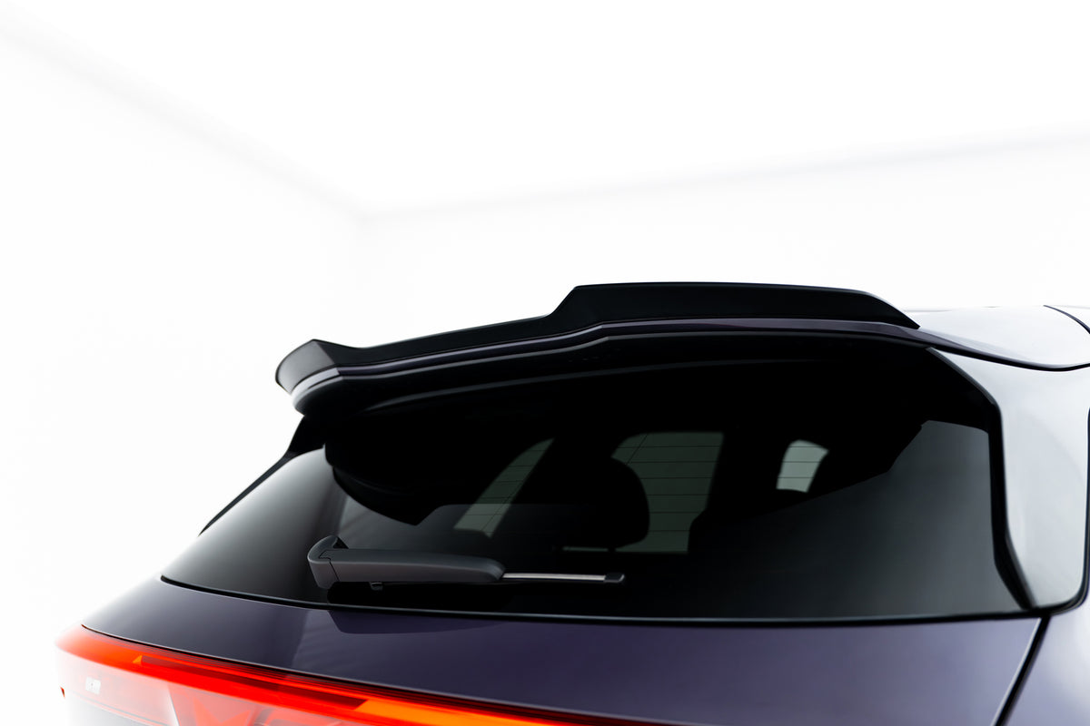 Spoiler Cap i blank sort ABS til Cupra Terramar Mk1 sett forfra