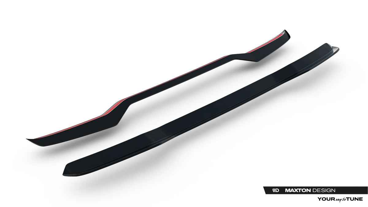 Detalj av 3M-tape på Spoiler Cap til Dacia Duster Mk3
