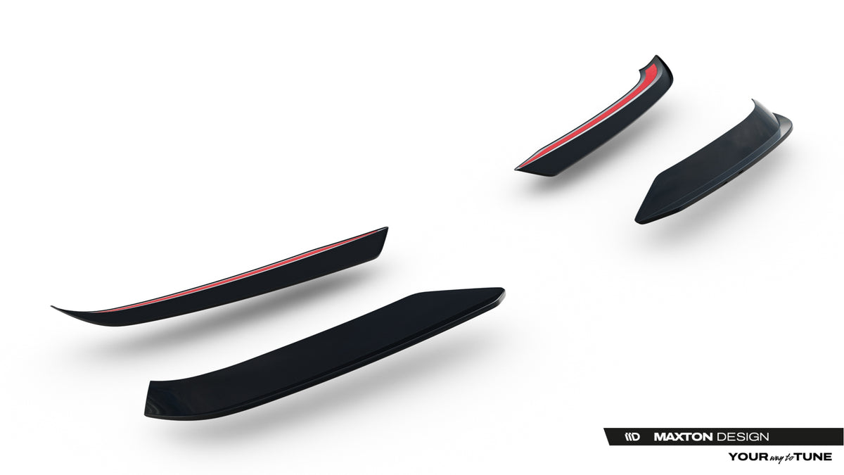 Detalj av ABS Spoiler Cap med forlenget øvre kant, Ford Transit Custom MSRT