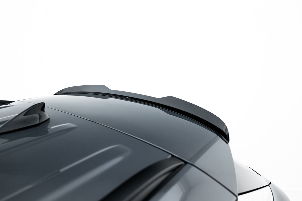 Nærbilde av sømløs overgang på spoiler cap til Hyundai Tucson Mk4 Facelift