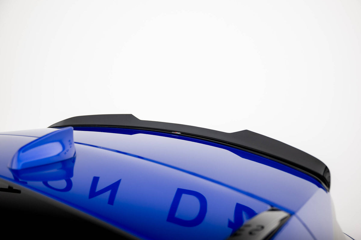 Nærbilde av spoiler cap i sort ABS-plast for Jaguar F-Pace R-Sport MK1